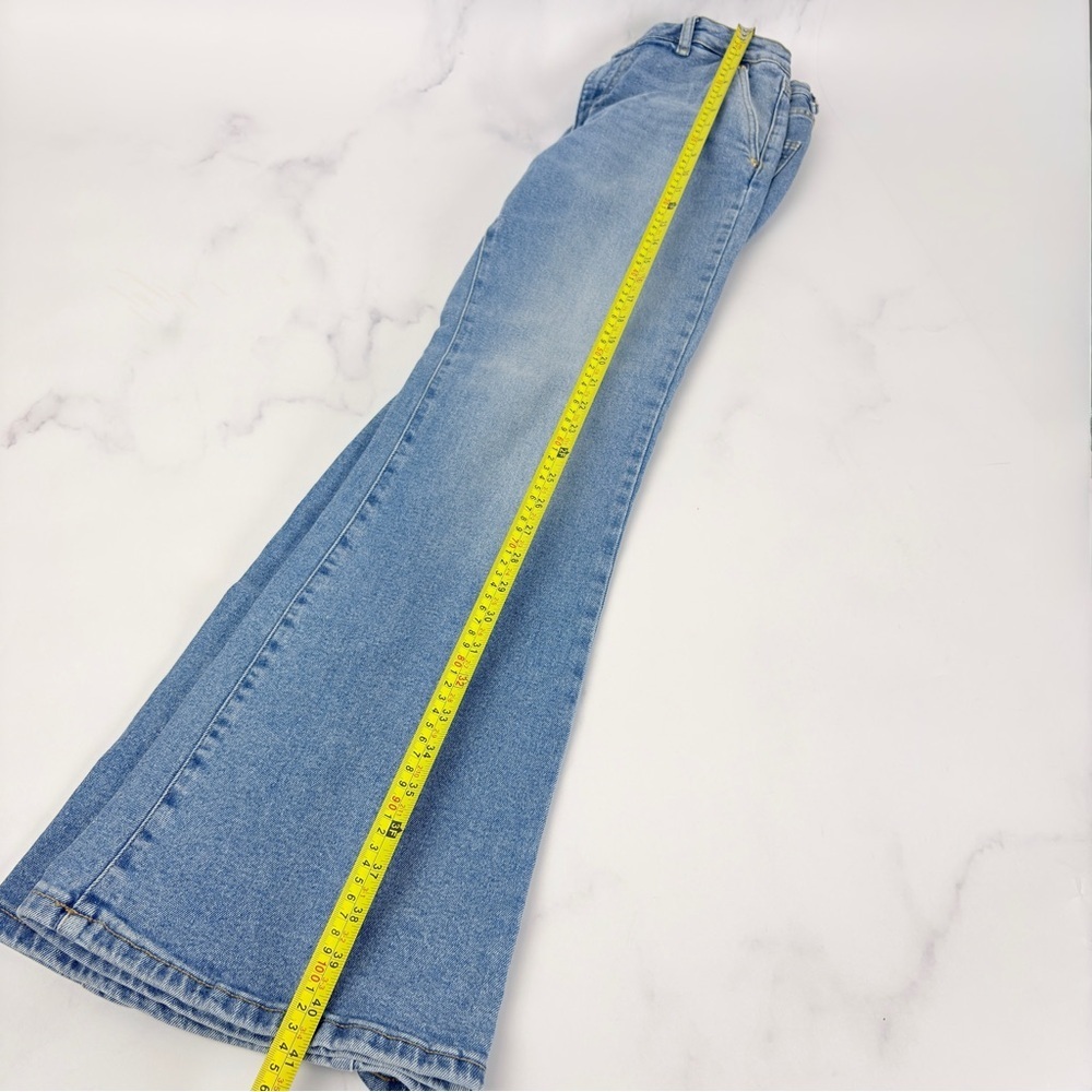 Michael Kors Light Blue Flare Jeans - Picture 5 of 14